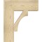Ekena Millwork Westlake Block Rough Sawn Bracket, Douglas Fir, 6"W x 20"D x 24"H BKT06X20X24WTL05RDF - alternate 3